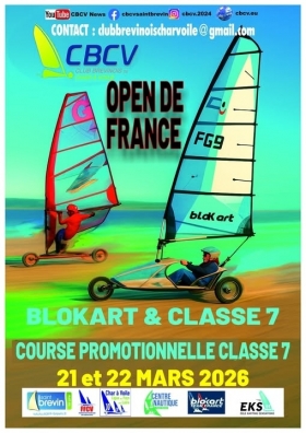 OPEN de FRANCE et 3ème GP à ST BREVIN le 21 et 22 MARS 2026 - Blokart Team France