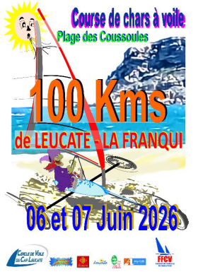 100 kms de LEUCATE / LA FRANQUI le 6 et 7 JUIN 2026 - Blokart Team France