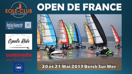 OPEN de FRANCE à Berck sur Mer et 4ème Grand Prix Mai 2017 - Blokart Team France